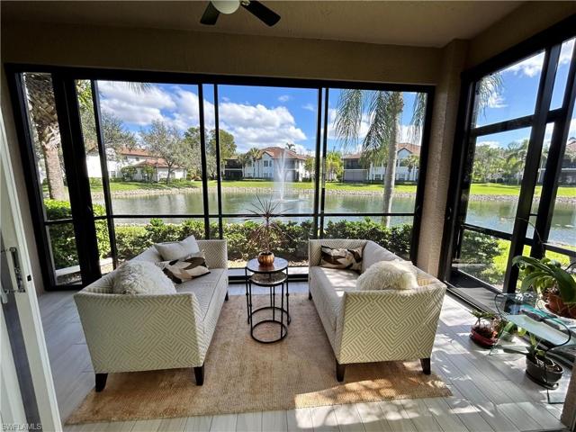 Lanai with Lake and Fountain View