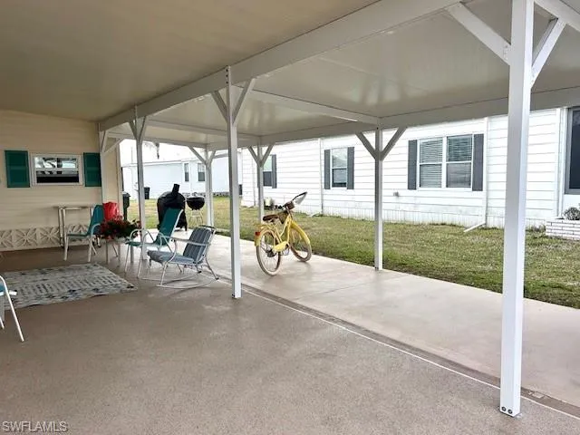 View of patio