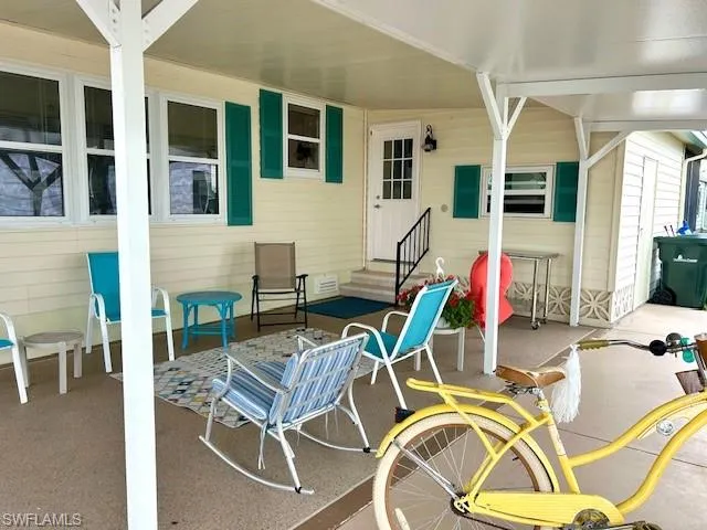 View of patio / terrace featuring entry steps