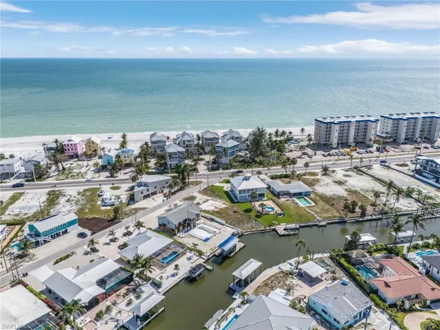Drone / aerial view of a nearby body of water