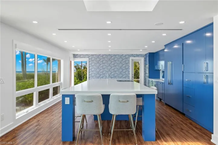 Direct view of Gulf of Mexico from Kitchen