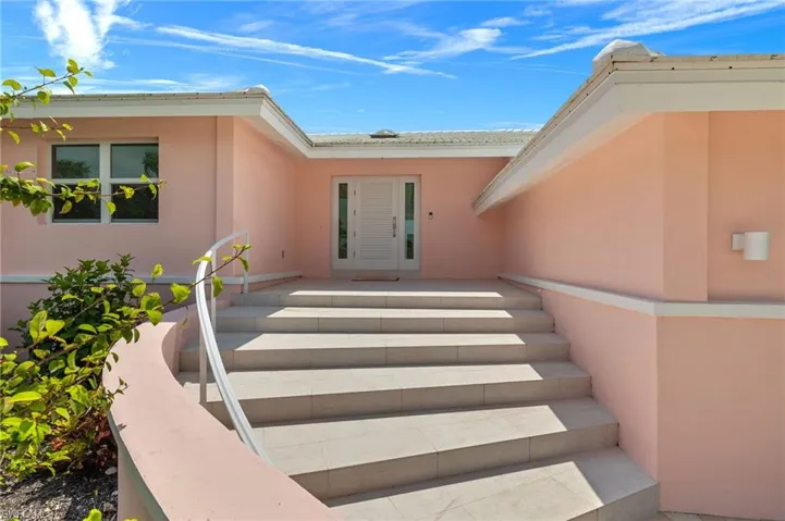 Stairway to front entrance