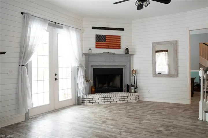Wood Burning Fireplace