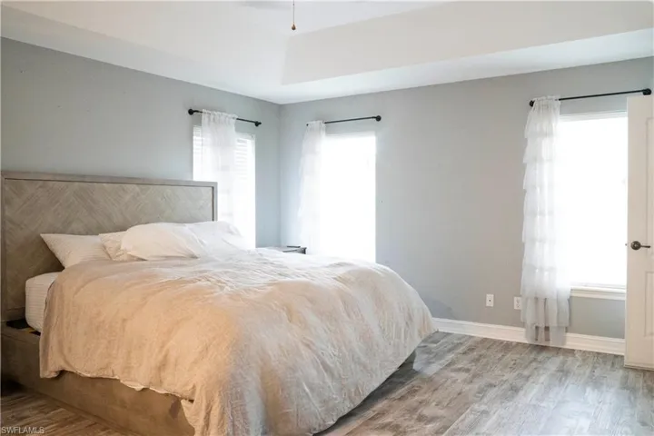 Upstairs primary bedroom suite
