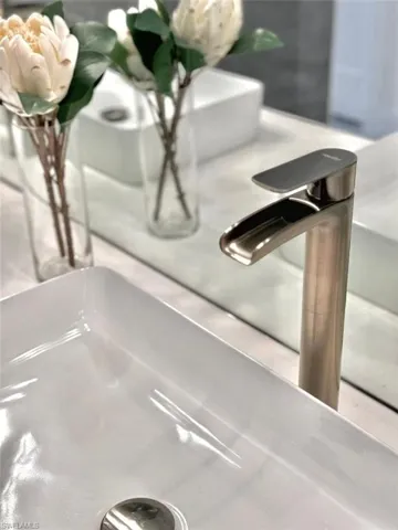 Room details with sink