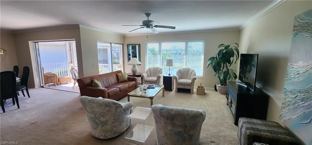 Living Room. Lake View