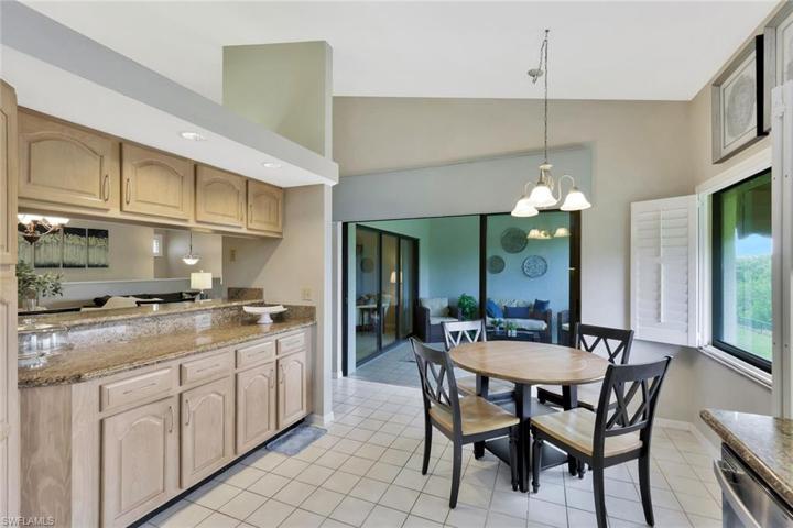 View III of the Kitchen, Real Wood Cabinetry, Hurricane Rated Windows!