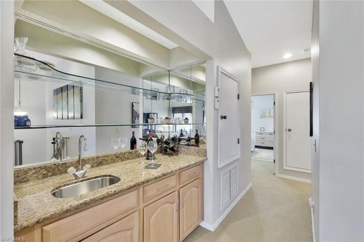 Wet Bar with Storage, Room for a Wine Cooler, Granite