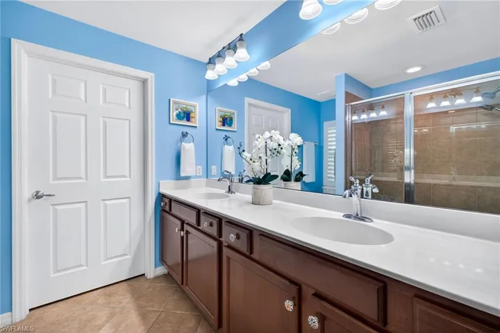 Owner's Bathroom-Dual Sinks and Walk-In Closet