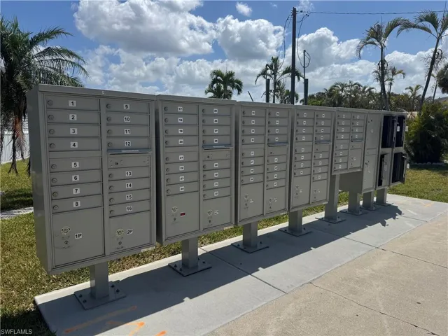 Surrounding community with mail area