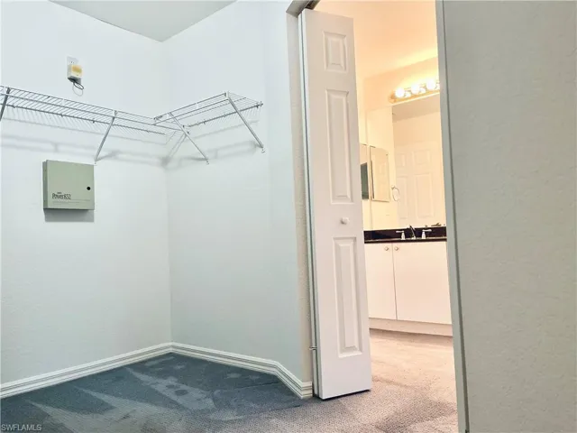 Large walk in closet