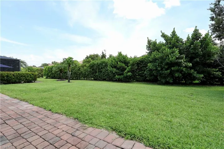 View of green lawn