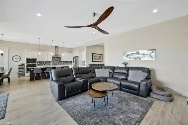 Luxury vinyl flooring throughout the main areas.