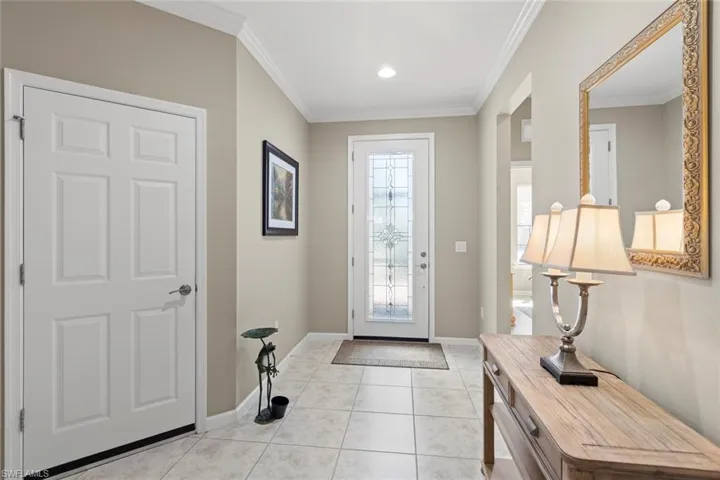 Light and bright entryway
