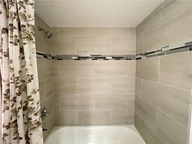 New shower tile