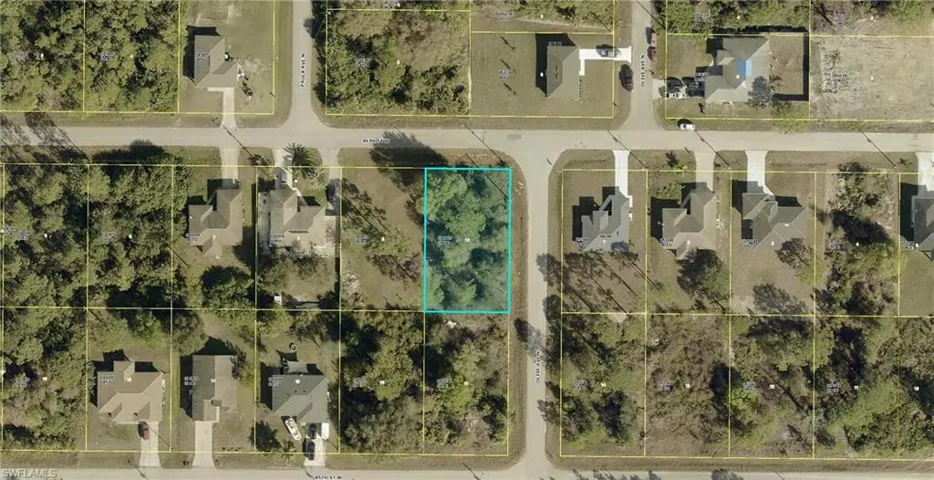 Map of property location with property boundaries highlighted