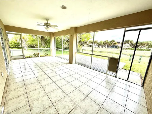 Screened lanai