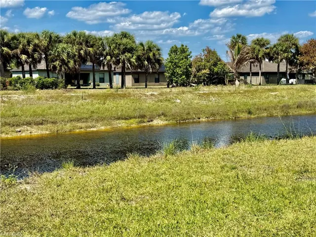 Canal in backyard.