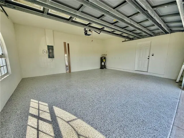 Seal coated floor.