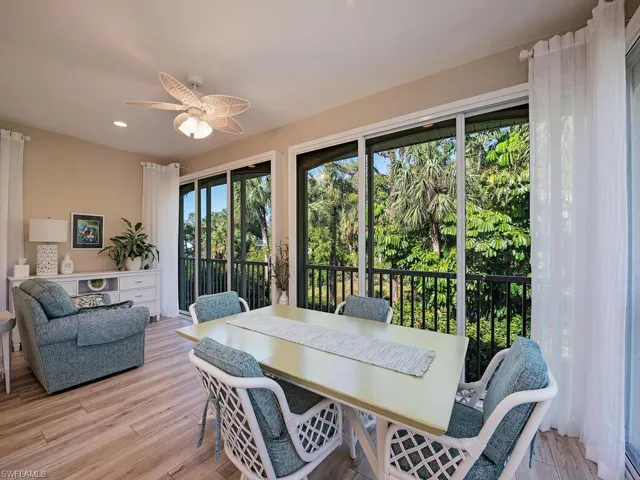 Sunroom with plenty of room for relaxing and dining!