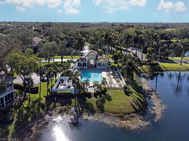 Aerial view  of Southbridge Community pool