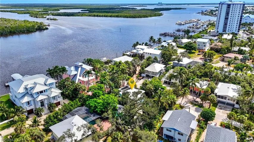 Aerial view of a nearby body of water - Virtually Edited Image