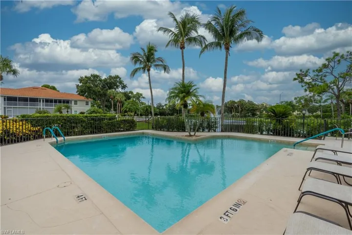 View of pool