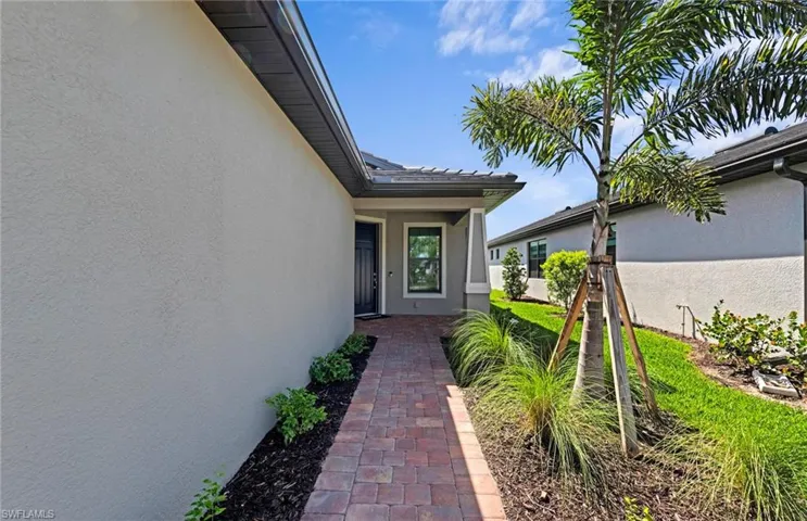 Exterior of actual home.