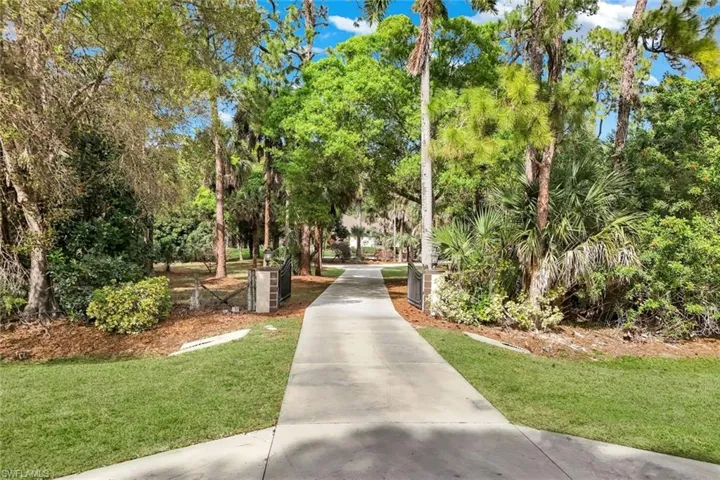 View of community with view of wooded area