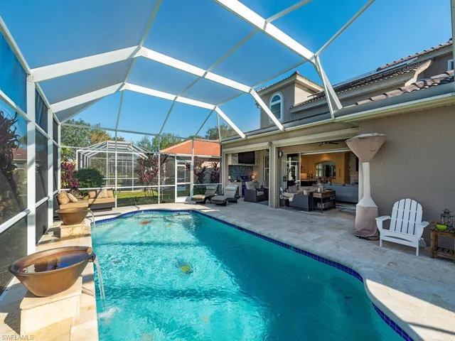 3760 Baldwin Ln, Naples FL 34116 - Stone pool deck