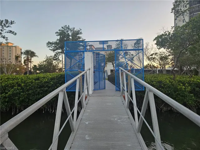 View of dock area