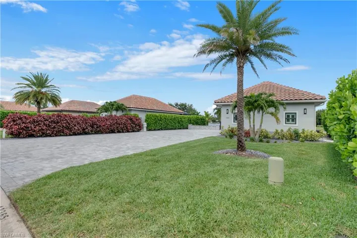 View of front of home with a front lawn