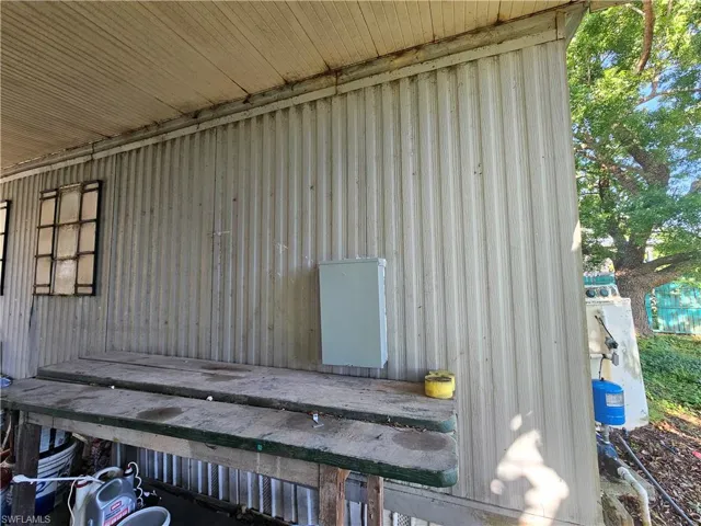 Carport workbench