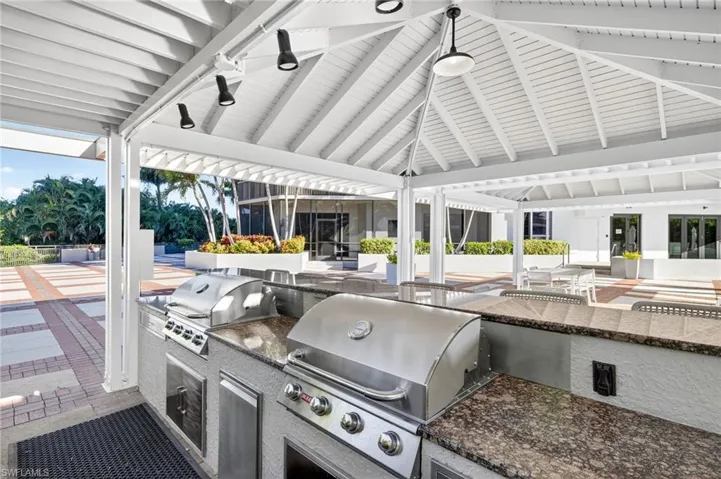 Grills by the pool
