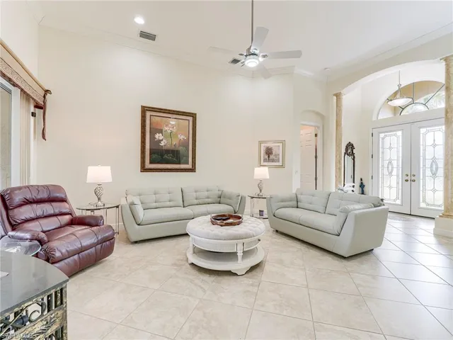 Entry living room