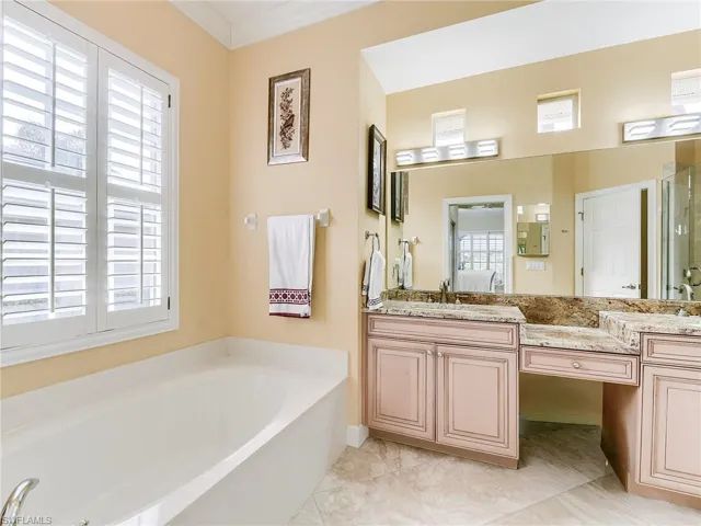 Master bath has been updated
