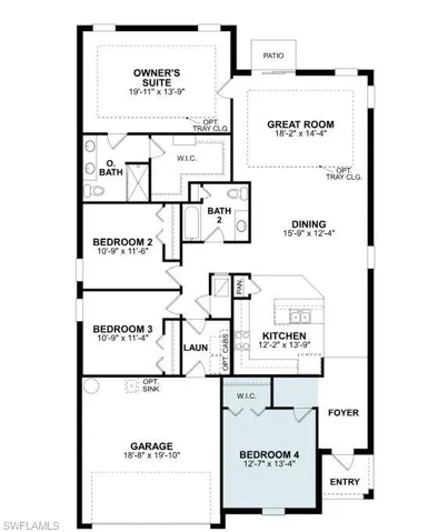 View of room layout