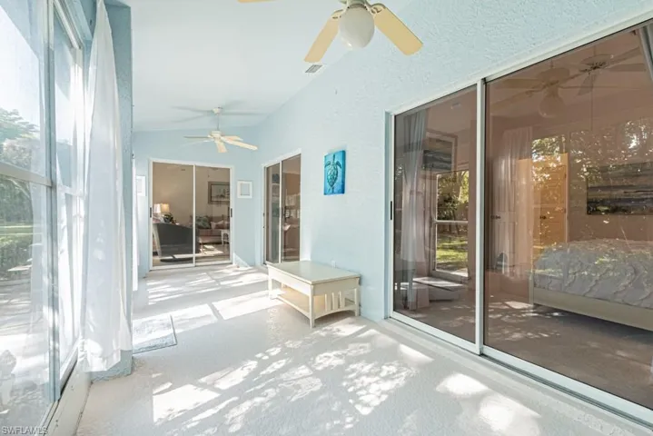 Unfurnished sunroom