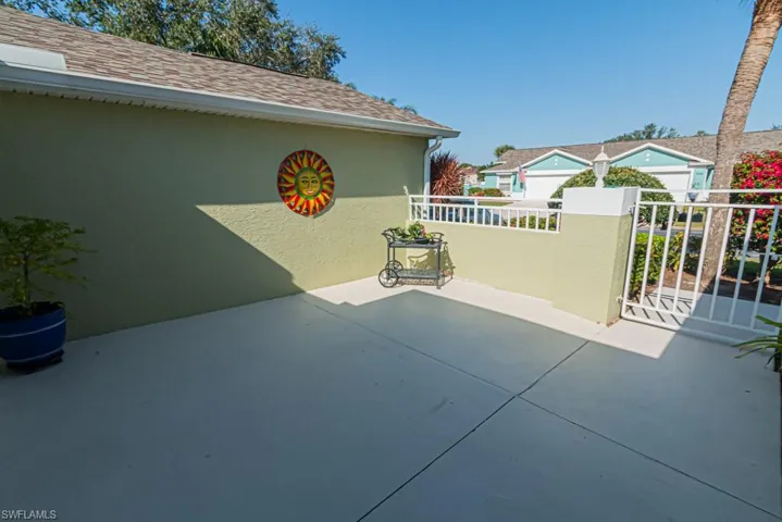 View of patio