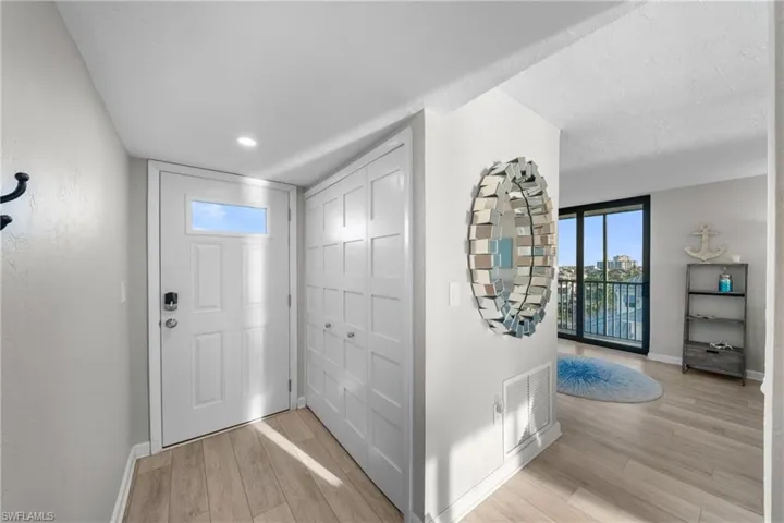 Entry with Custom Storage Closet