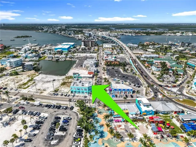 View of area with a notable bridge and the bay