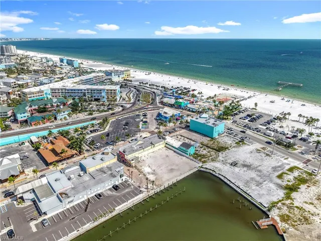 Bird's eye view of extended coastline
