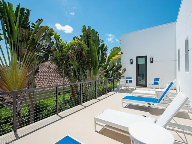 View of terrace featuring a balcony