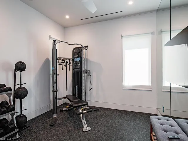 View of workout area