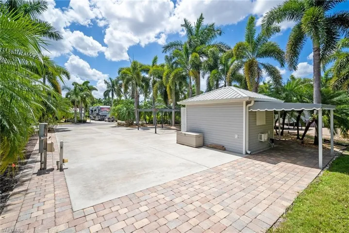 View of patio