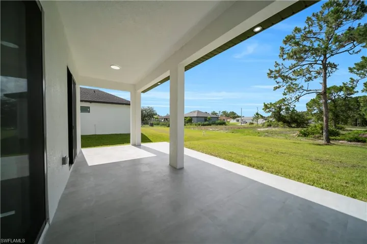 View of patio