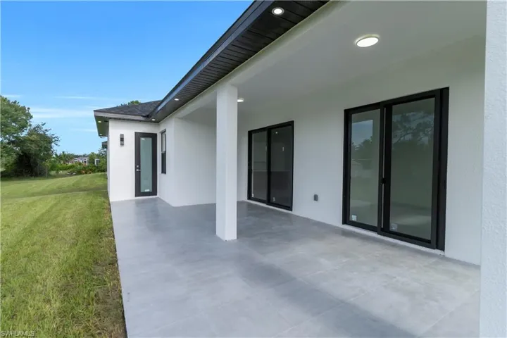 View of patio
