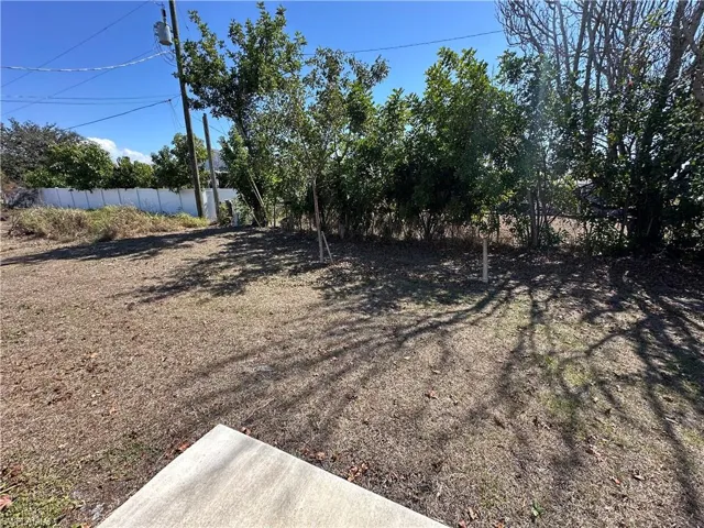 View of yard
