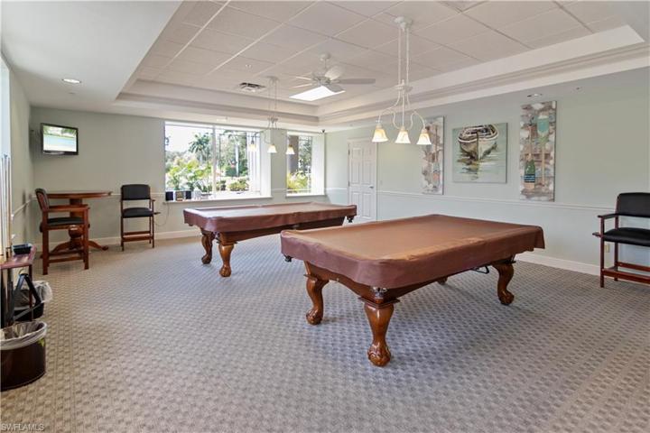 Billiards Room in Clubhouse