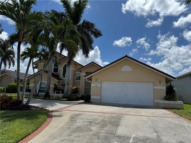 Driveway, and a garage